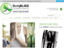 Tablet Screenshot of bodyblissconnection.com